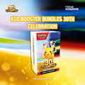 Pack 10 Booster Bundles 30 Aniversario Pokémon TCG en inglés