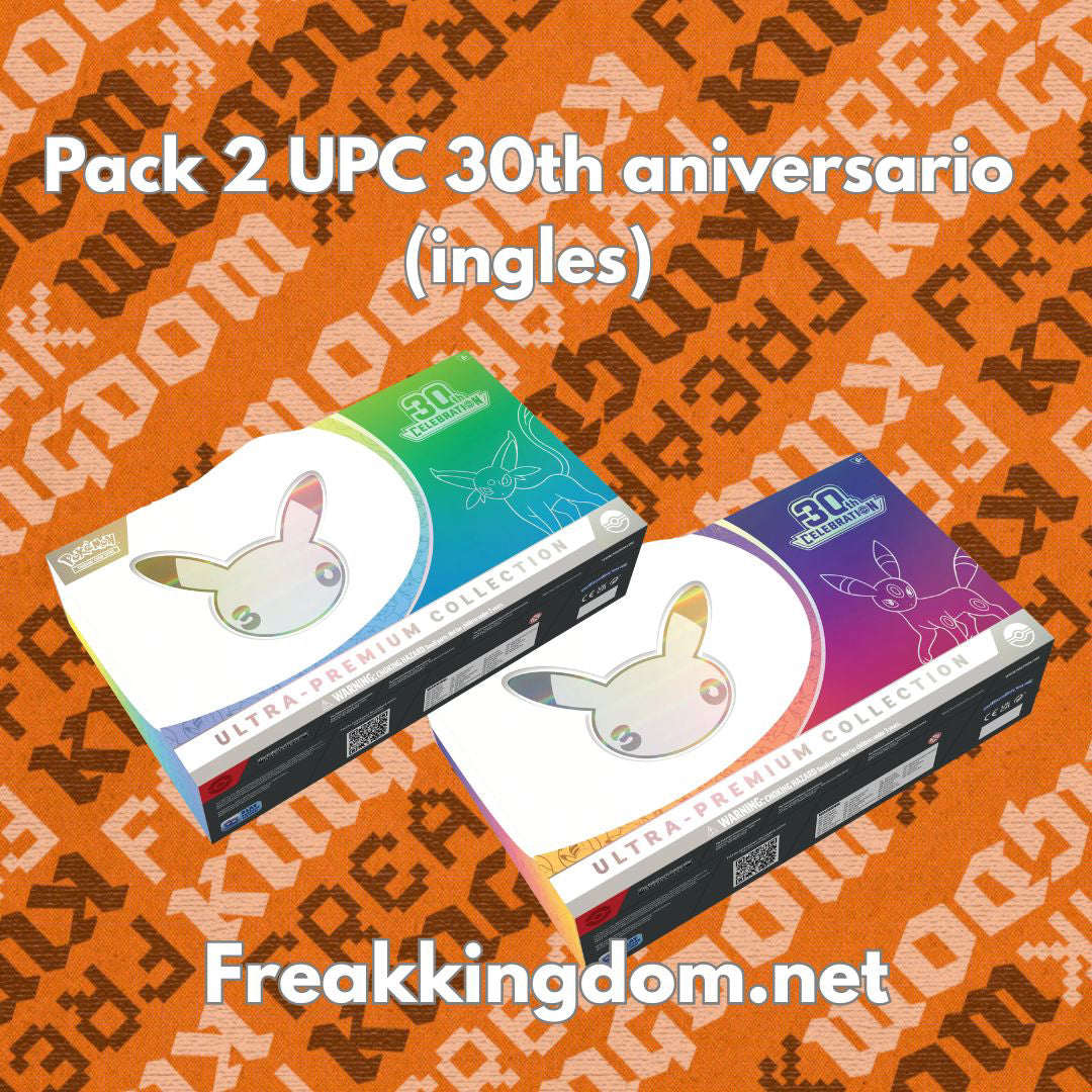 Pack 2 UPC 30 Aniversario Pokémon TCG inglés