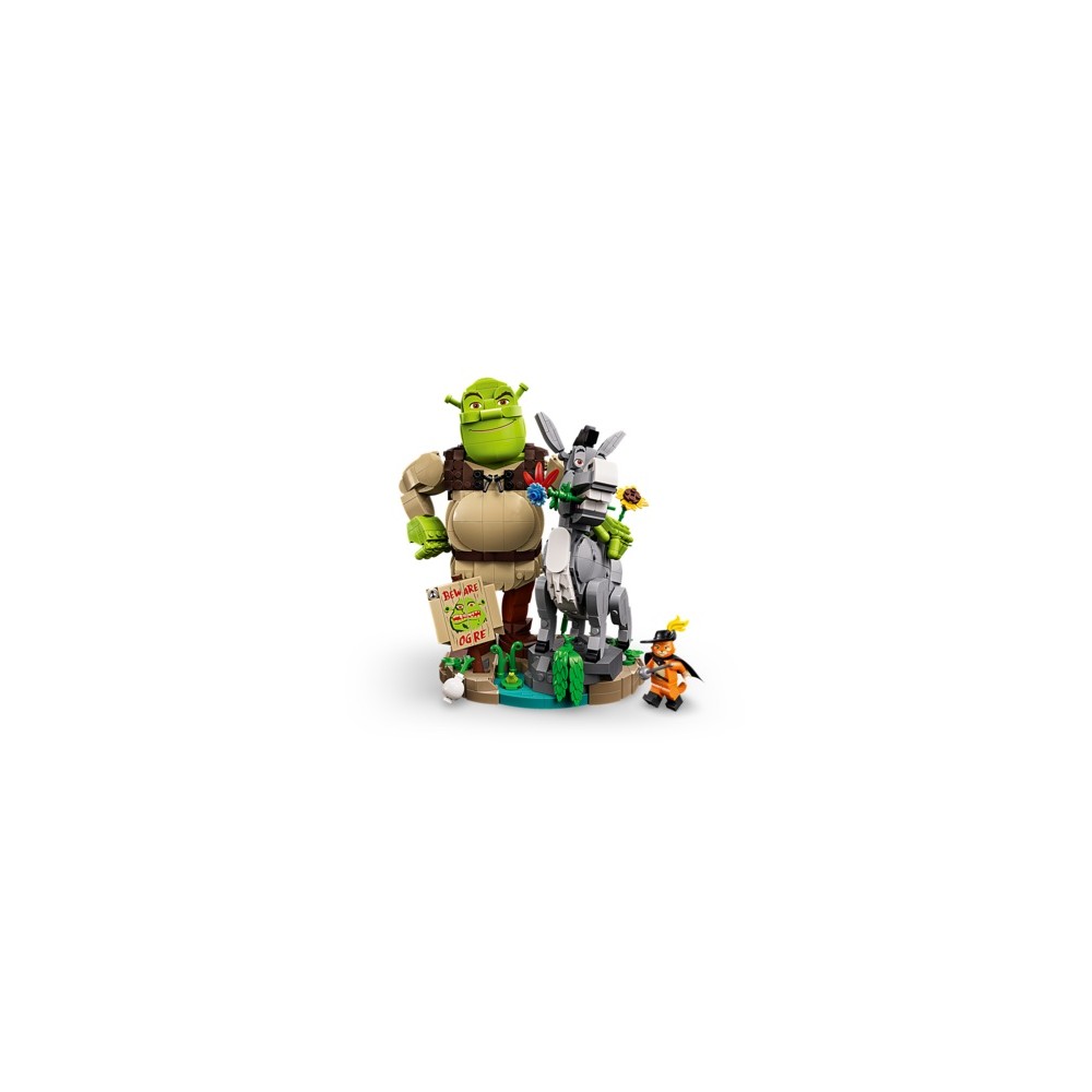 LEGO Shrek, Asno y Gato con Botas: detalle